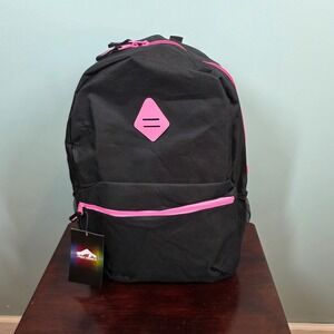 High Trails Equipment Black Pink Backpack School‎ Travel Bag NWT F296/C54639